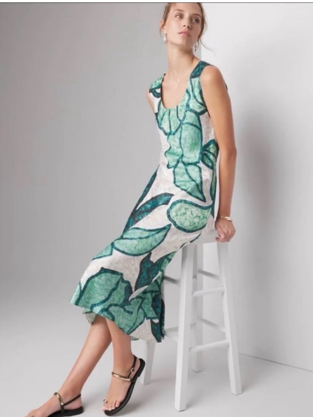 WHBM Floral Slip Dress